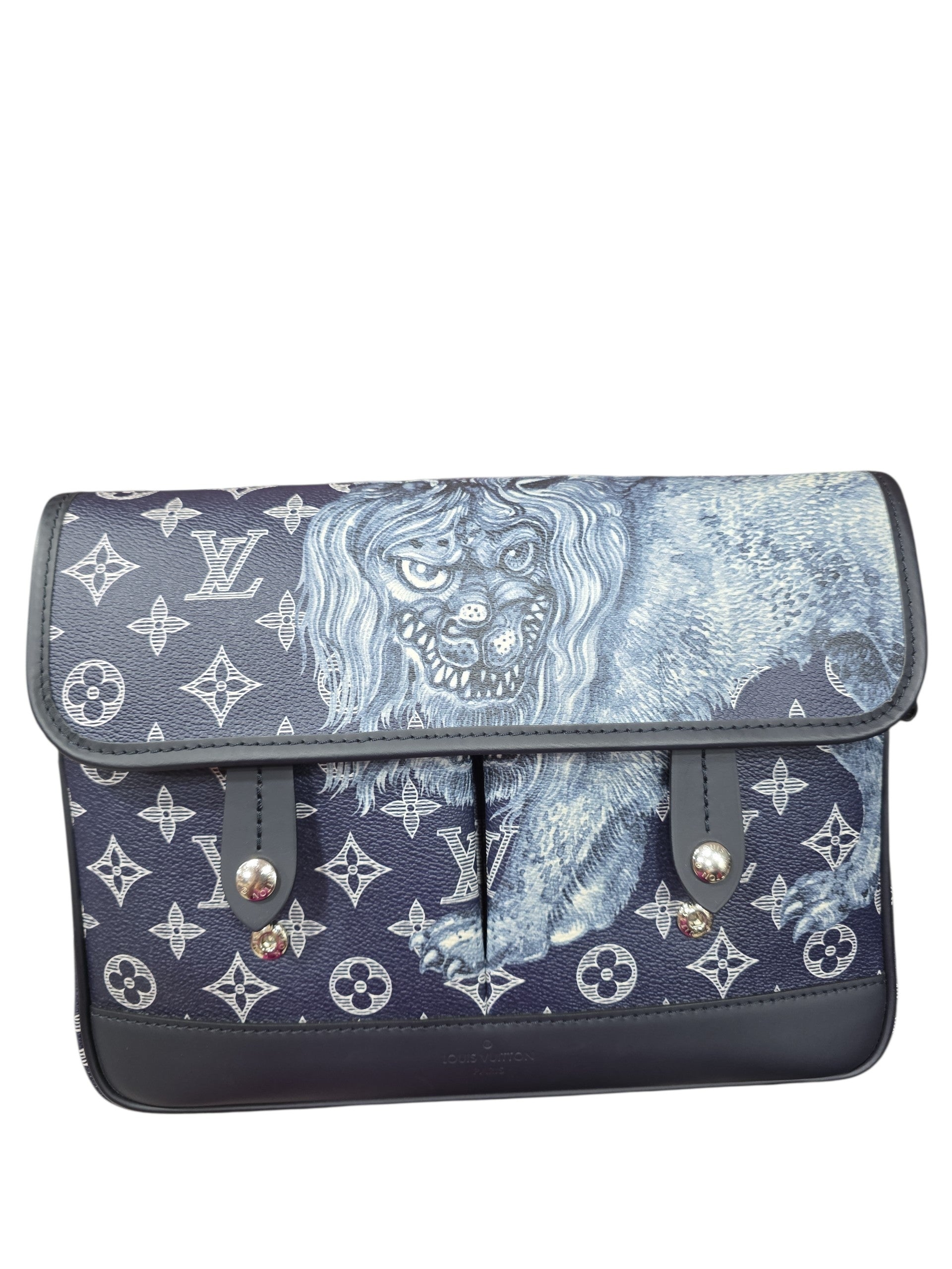 Louis Vuitton x The Chapman Brothers Limited Edition Monogram Savane Messenger bag